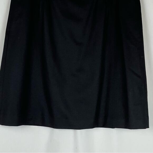 J Crew Black Pure Wool Dark Academia Prep OfficeCore Pleated Skirt NWOT Size 12 - Picture 4 of 11